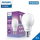 Philips 飛利浦 超極光 13W LED燈泡-白色4000K 4入 PL011