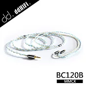 ddHiFi BC120B 高純度6N單晶銅鍍銀MMCX耳機升級線(Sky)-2.5mm