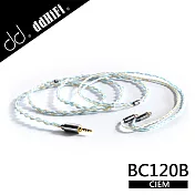 ddHiFi BC120B 高純度6N單晶銅鍍銀CIEM耳機升級線(Sky)-3.5mm