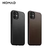 美國NOMAD經典皮革防摔保護殼-iPhone 12 Mini (5.4＂) 黑色