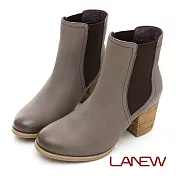 【LA NEW】知性簡約淑女短靴(女2260486)22.5cm灰褐