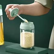【iRoom優倍適】北歐風勺蓋一體調味料罐/玻璃油刷瓶(雲杉綠) 調味料瓶