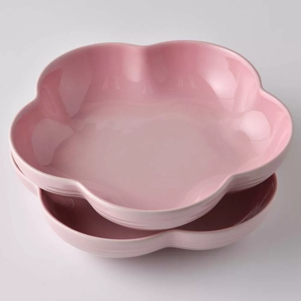 博客來 Le Creuset 花型盤中2入牛奶粉 博客來 Le Creuset 花型盤中2入牛奶粉