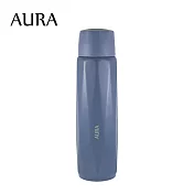 【AURA】艾樂 純鈦多層抑菌隨行保溫杯380ml 霧藍