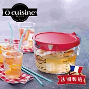 【O cuisine】耐熱玻璃調理量杯-1L(含蓋)