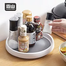 【日本霜山】360度旋轉式多功能調味料/瓶罐收納架