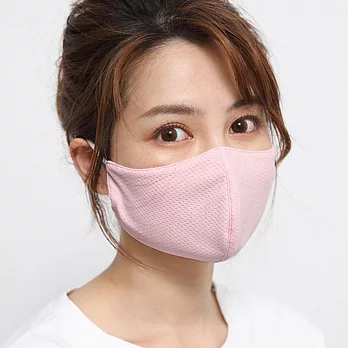 【DR.Story】日本包裝超透氣科技纖維孔冰絲口罩-3入 粉