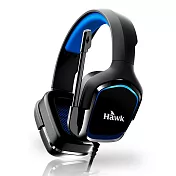 Hawk 頭戴電競耳機麥克風 G2000 (03-HGE2000BB) 藍黑色