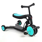 BabyBabe 三合一平衡三輪車(滑行車、滑步車) 藍