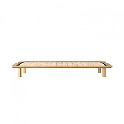 [MUJI無印良品]橡木組合床台/平板式床板 /Q/雙人加大