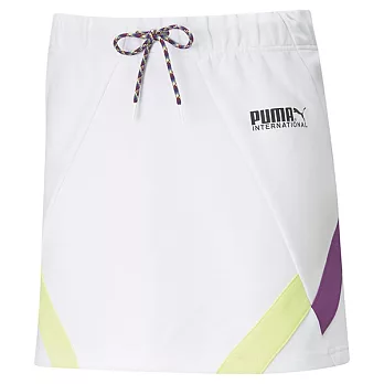 PUMA 流行系列PI 女 短裙 S 白色