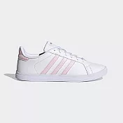Adidas 女 COURTPOINT 休閒鞋 FY6950 UK4 白粉