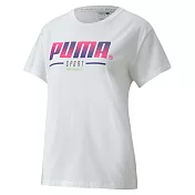 PUMA 女 流行系列Puma Sport短袖T恤 59862202 S 白