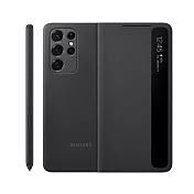 SAMSUNG Galaxy S21 Ultra 5G 原廠透視感應皮套 黑_附S Pen(台灣公司貨) 黑色