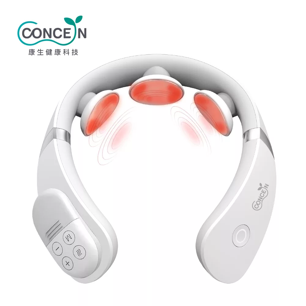 Concern康生 CON-178 是一款輕巧便攜的肩頸按摩機,採用指壓式按摩方式,具備溫熱功能,無需線控器即可操作,充電式設計,適合日常使用。尺寸為長19.1x寬19.1x高6.1公分,重量僅0.7公斤,消耗功率低至2.6W,提供1年保固。 Concern康生 CON-178