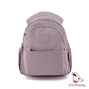 B.S.D.S冰山袋鼠 - 時光旅人 - 知性學院風後背包【B0019-PR】  淡紫色