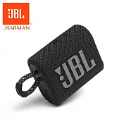 JBL GO 3 可攜式防水藍牙喇叭 黑色