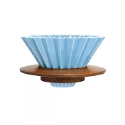 日本ORIGAMI 陶瓷濾杯組S  霧藍色