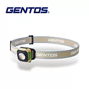 【Gentos】CP四季配色輕便型頭燈 秋 棕色- USB充電 260流明 IPX4