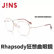 JINS Rhapsody 狂想曲眼鏡(ALMN21S056) 玫瑰金