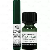 THE BODY SHOP 茶樹精油(10ml)+茶樹淨膚隨身棒(2.5ml)(公司貨)