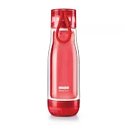 ZOKU繽紛玻璃雙層隨身瓶(475ml) 紅色