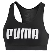 PUMA 女 訓練系列中衝擊運動內衣 51891101 XS 黑