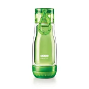 ZOKU繽紛玻璃雙層隨身瓶(355ml) 綠色