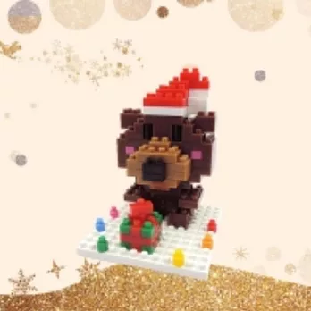 【Tico 微型積木】T-9224 年節商品系列-聖誕熊