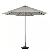 樂生活 戶外大型防潑水防風折疊傘9尺-不含傘座 灰色