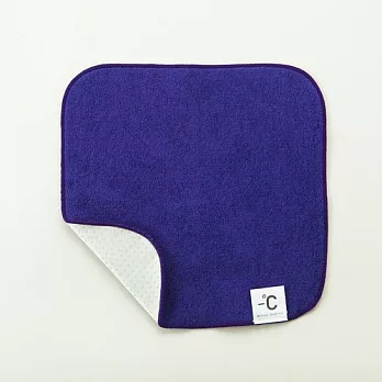 【100percent】Minus Degree 素色涼感手巾 - 紫色
