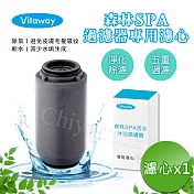 Vitaway 森林SPA活水沐浴器 活性碳 除氯 過濾器(專用替換濾心x1)-公司貨