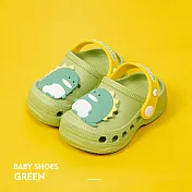 Cheerful Mario 洞洞涼鞋-動物款-恐龍綠 15cm