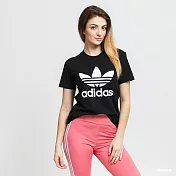 Adidas original 女 TREFOIL TEE 短袖上衣 GN2896 32 黑