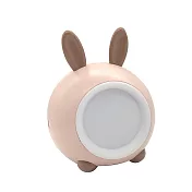 可愛動物充電LED觸碰小夜燈(1入) 棕色兔