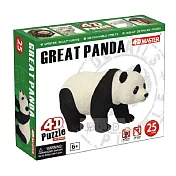 【4D Master】26474 立體拼組模型 瀕危動物 熊貓 (盒裝)