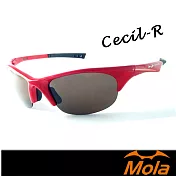 MOLA摩拉品牌6-11歲兒童運動太陽眼鏡 UV400 抗UV 跑步 棒球 男女Cecil-r