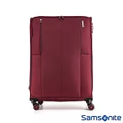 Samsonite新秀麗 28吋KENNING休閒輕量可擴充布面TSA行李箱(紅)
