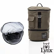山貓LYNX - 超大容量率性直筒後背包-共2色 棕色