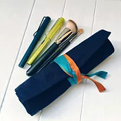 WaWu 筆捲, 工具袋 客製接單生產 (深藍帆布)