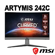 MSI微星 MAG ARTYMIS 242C 24吋 曲面電競螢幕