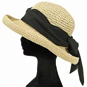 日本進口超甜美造型精細針織邊飾緞帶帽子-夏日時尚配件