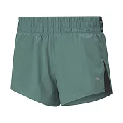 PUMA 慢跑系列COOLadapt 3吋短風褲(F) 女 短褲 L 綠色