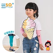 【Peilou】UPF50+兒童高效涼感防蚊抗UV袖套-(貼布繡款) -白雪公主