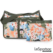 LeSportsac - Standard 雙口袋A4大書包-附化妝包 (綻放藝彩)