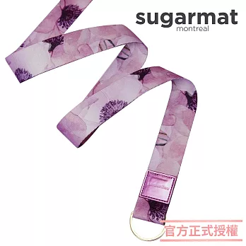 【加拿大Sugarmat】頂級瑜珈伸展帶 薰染紫Stretching Stra