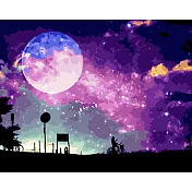 ArtLife藝術生活【DTR156】星空月夜_DIY 數字 油畫 彩繪