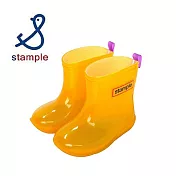 日本製 stample 兒童雨鞋71190-果凍黃 無 果凍黃-13