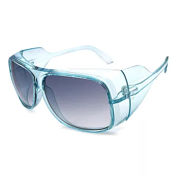 MIT大框護目鏡 防風砂/防曬/包覆性優/機車族/單車族/保護眼睛太陽眼鏡 抗UV 藍色