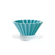 日本 ORIGAMI 陶瓷濾杯組S  土耳其藍/AS樹脂
